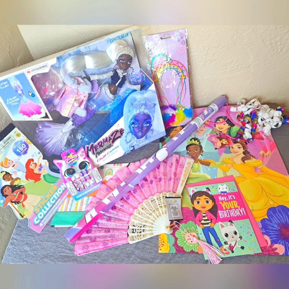 READY MADE GRAB-N-GO GIRLS MERMAID BIRTHDAY GIFT